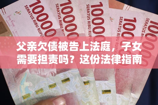 北京父亲欠债被告上法庭，子女需要担责吗？这份法律指南必须看完
