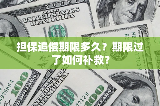 北京担保追偿期限多久？期限过了如何补救？