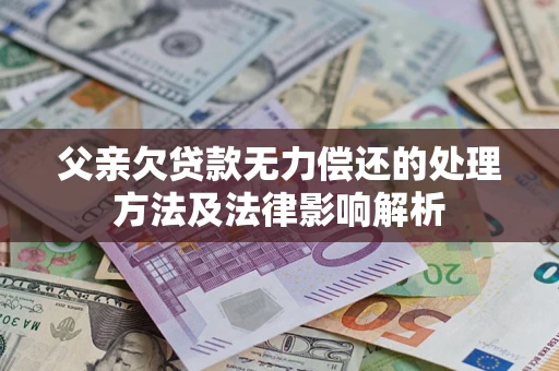 北京父亲欠贷款无力偿还的处理方法及法律影响解析